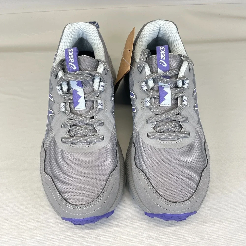 ASICS Gel-Venture 10 Trail Running Shoes Womens Size 5 Gray Purple Sneakers